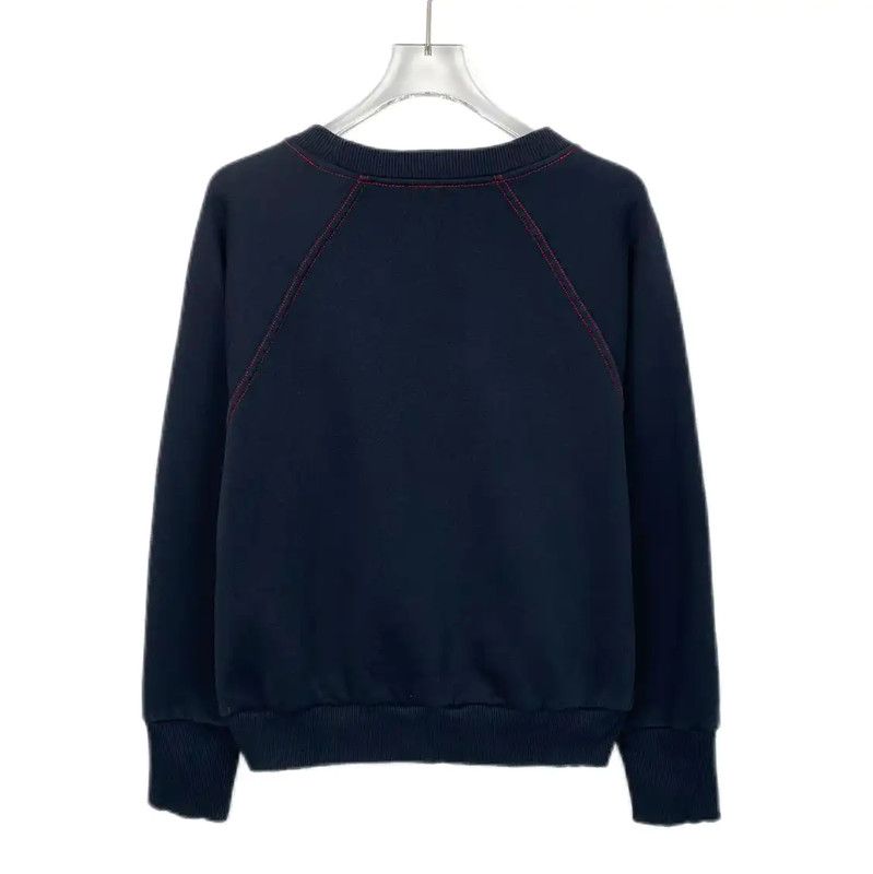 Burberry Burberry Navy Cotton Women's Sweatshirt Size S / US 4 / IT 40 - 2 Thumbnail