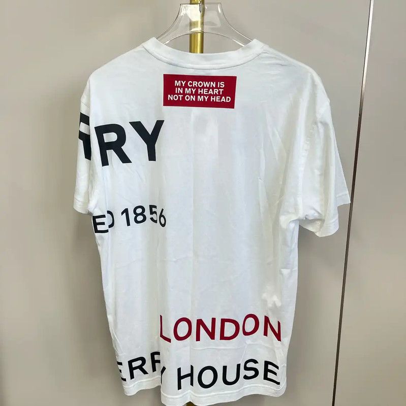 Burberry Burberry White Cotton Women's T-shirt Size XXS / US 00 / IT 34 - 2 Thumbnail