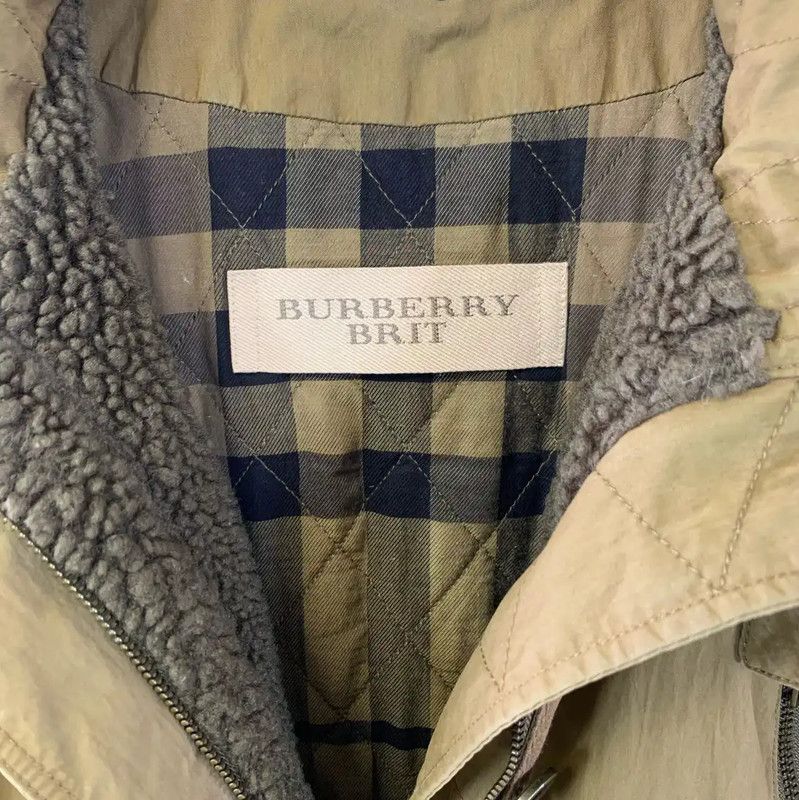 Burberry Burberry Women's Khaki Green Cotton Jacket Size ONE SIZE - 3 Thumbnail