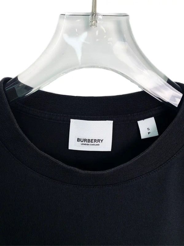 Burberry Burberry Black Cotton Women's T-Shirt Size S / US 4 / IT 40 - 3 Thumbnail