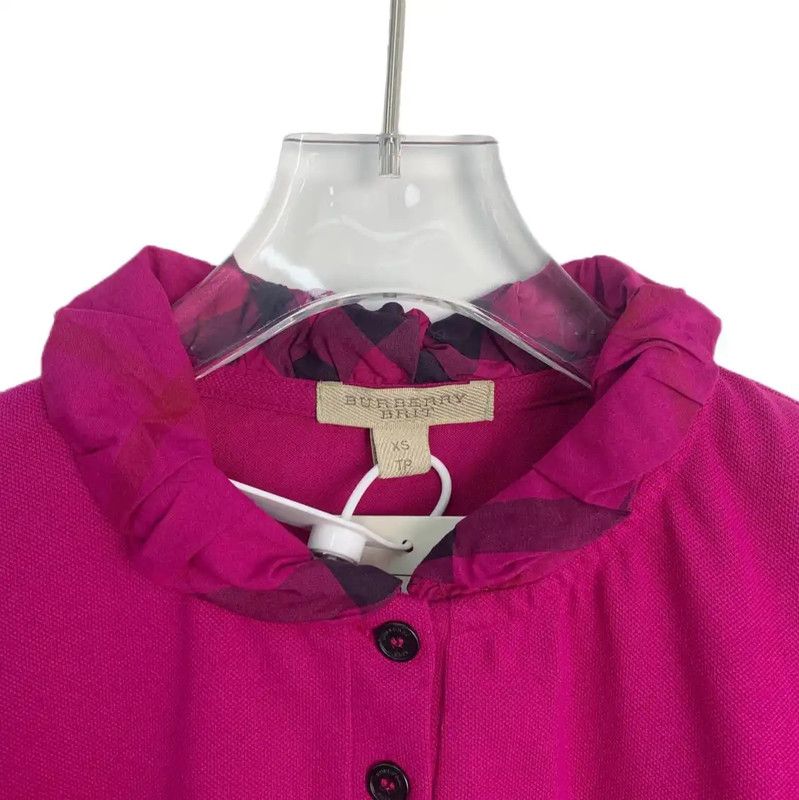 Burberry Burberry Pink Cotton XS Long Sleeve T-Shirt Size XS / US 0-2 / IT 36-38 - 3 Thumbnail