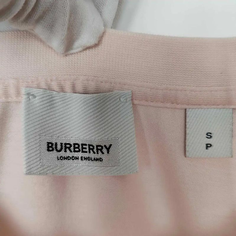 Burberry Burberry Pink Cotton T-Shirt for Women Size S / US 4 / IT 40 - 3 Thumbnail