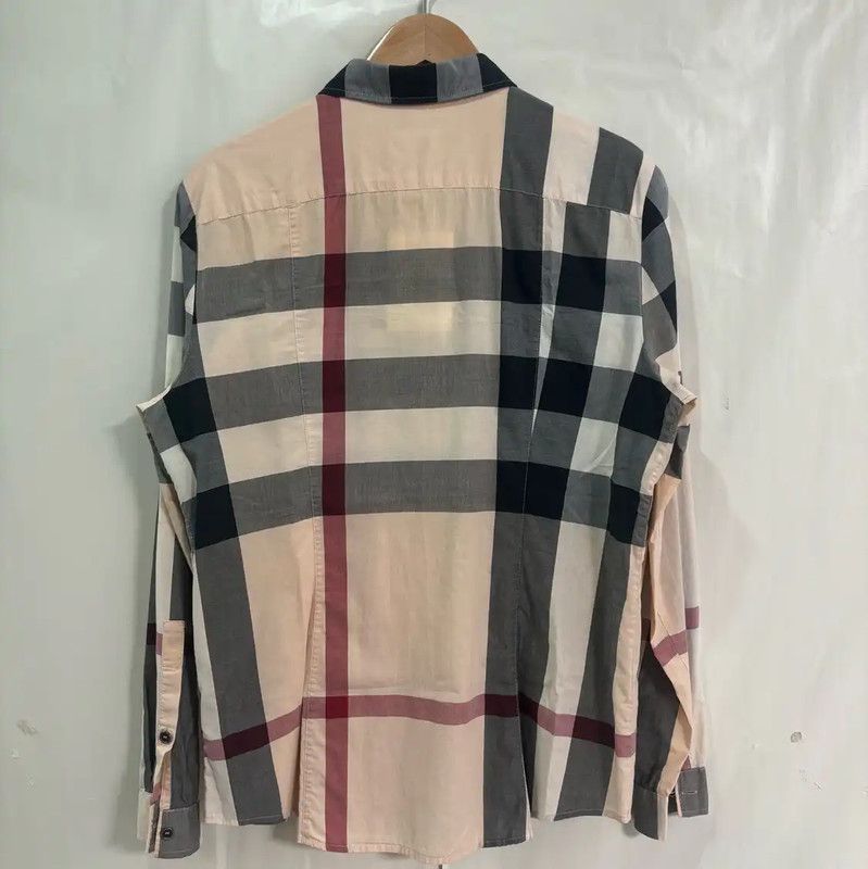 Burberry Burberry Color Block Cotton Shirt for Women Size L / US 10 / IT 46 - 2 Thumbnail