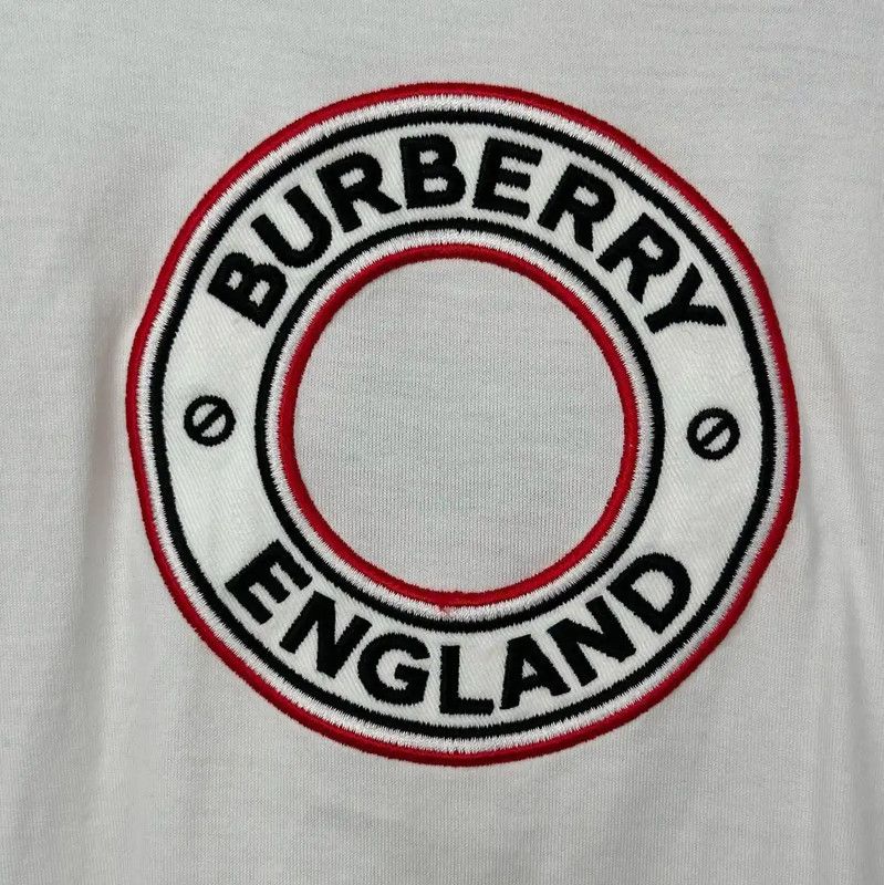 Burberry Burberry Women’s L Beige Cotton T-Shirt Size L / US 10 / IT 46 - 3 Thumbnail