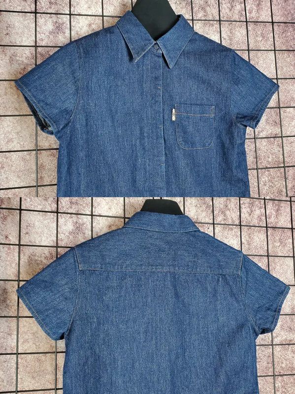 Burberry Burberry Summer Blue Check Short Sleeve Cardigan Size S / US 4 / IT 40 - 4 Thumbnail