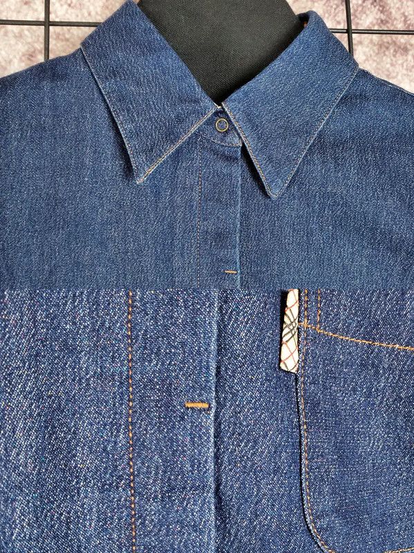 Burberry Burberry Summer Blue Check Short Sleeve Cardigan Size S / US 4 / IT 40 - 6 Thumbnail