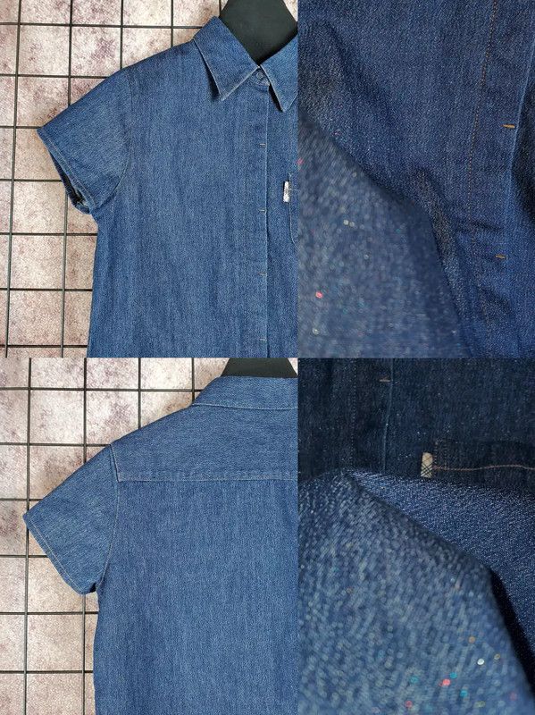 Burberry Burberry Summer Blue Check Short Sleeve Cardigan Size S / US 4 / IT 40 - 5 Thumbnail