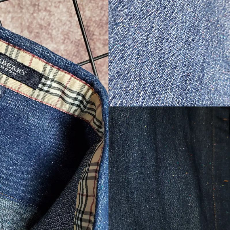 Burberry Burberry Summer Blue Check Short Sleeve Cardigan Size S / US 4 / IT 40 - 9 Thumbnail