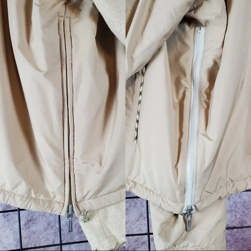 Burberry Burberry Khaki Wool Logo Long Sleeve Sweatshirt Size L / US 10 / IT 46 - 8 Thumbnail