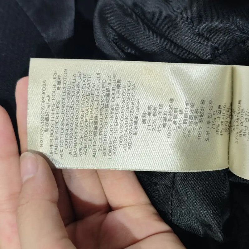 Burberry Burberry Women's Black Cotton Coat Size S / US 4 / IT 40 - 5 Thumbnail