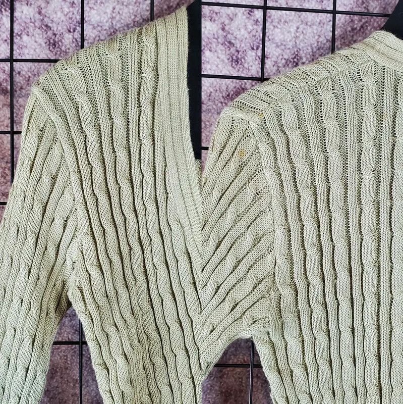 Burberry Burberry Women's Knitted Short Cardigan in Light Green Size M / US 6-8 / IT 42-44 - 4 Thumbnail