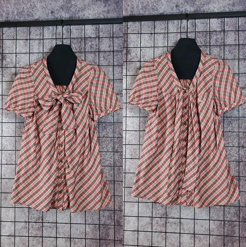 Burberry Burberry Summer Orange Cotton Blend Top Size S / US 4 / IT 40 - 3 Thumbnail