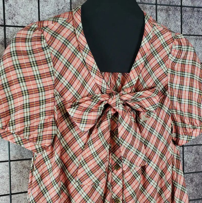 Burberry Burberry Summer Orange Cotton Blend Top Size S / US 4 / IT 40 - 6 Thumbnail