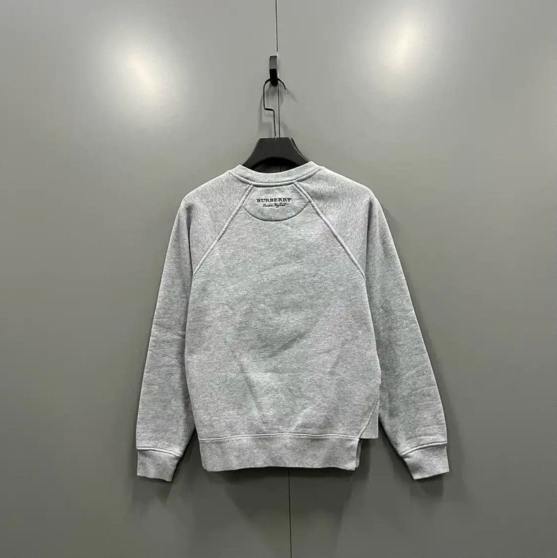 Burberry Burberry Gray Cotton Long Sleeve Sweatshirt Size XS / US 0-2 / IT 36-38 - 2 Thumbnail