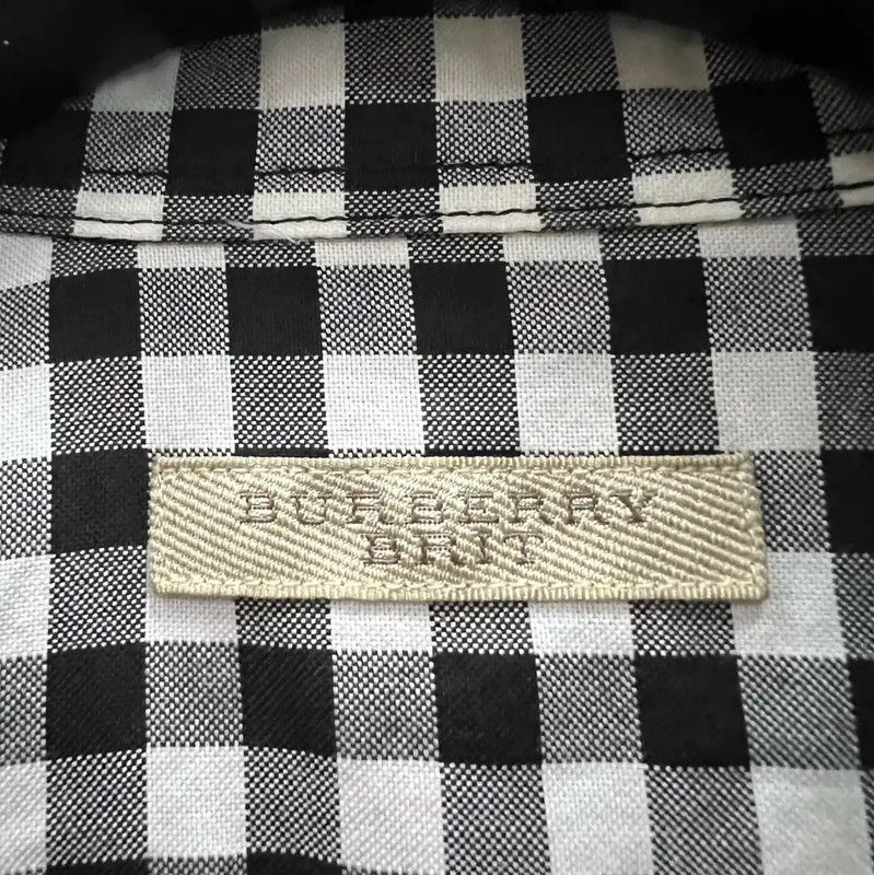 Burberry Burberry Checked Long Sleeve Shirt for Women Size M / US 6-8 / IT 42-44 - 4 Thumbnail