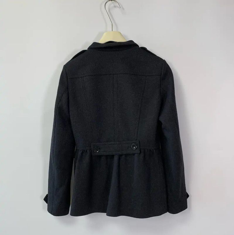 Burberry Burberry Grey Wool Ladies Coat Size ONE SIZE - 2 Thumbnail