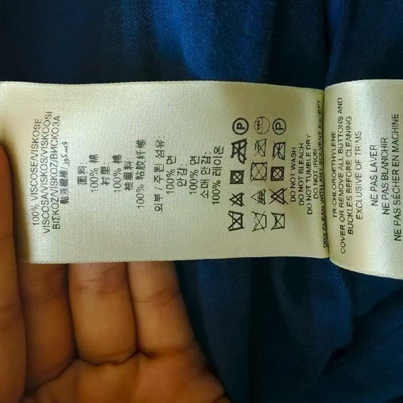 Burberry Burberry Women's Navy Cotton Trench Coat Size L / US 10 / IT 46 - 5 Thumbnail