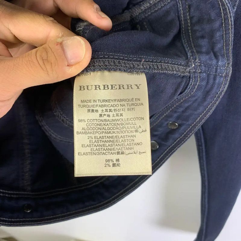 Burberry Burberry Women's Blue Denim Jacket Size ONE SIZE - 5 Thumbnail