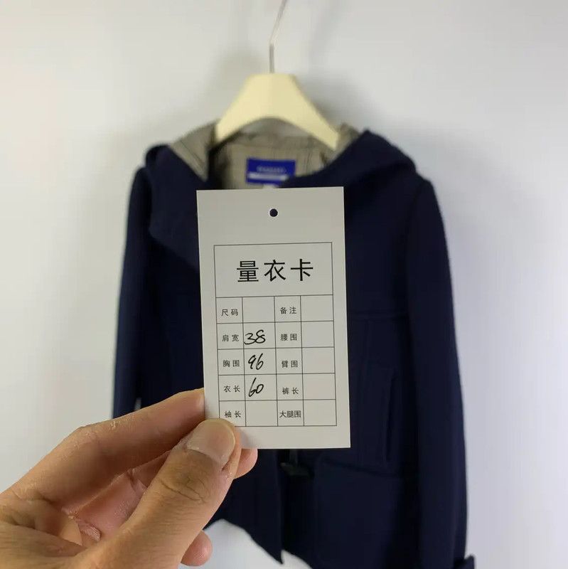 Burberry Burberry Women's Navy Wool Coat Size ONE SIZE - 5 Thumbnail