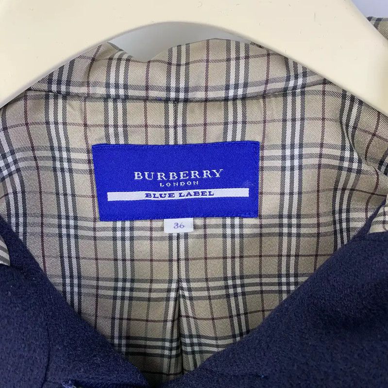 Burberry Burberry Women's Navy Wool Coat Size ONE SIZE - 3 Thumbnail