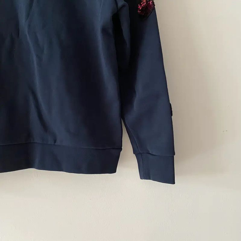Burberry Burberry Spring Autumn Navy Blue Cotton Sweatshirt Size M / US 6-8 / IT 42-44 - 7 Thumbnail