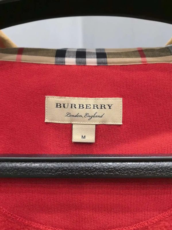 Burberry Burberry Red Women's Sweatshirt with Hood Size M / US 6-8 / IT 42-44 - 4 Thumbnail