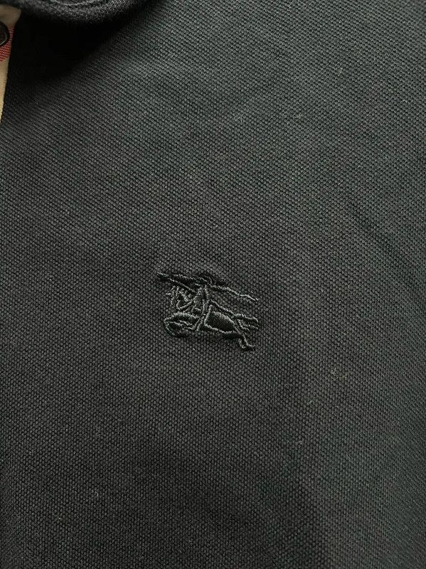 Burberry Burberry Black Cotton Short Sleeve Polo Shirt Size M / US 6-8 / IT 42-44 - 5 Thumbnail