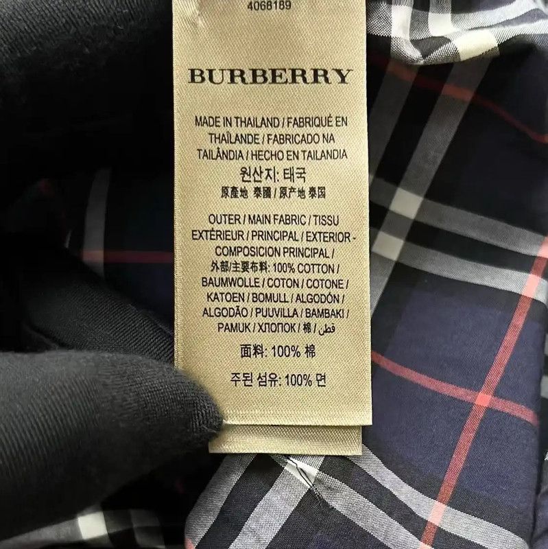 Burberry Burberry Blue Cotton Plaid Short Sleeve Shirt Size XS / US 0-2 / IT 36-38 - 3 Thumbnail