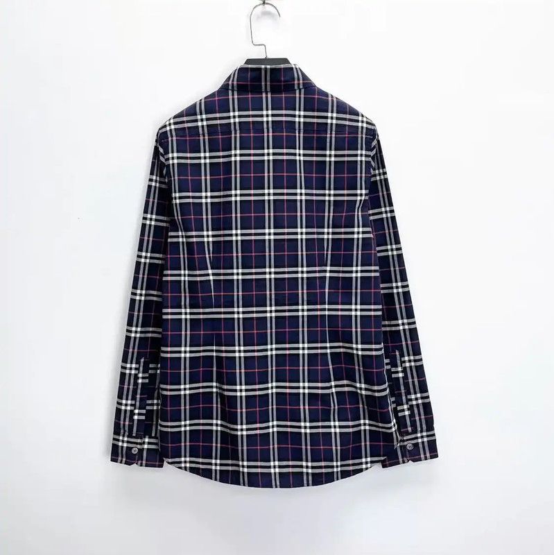 Burberry Burberry Blue Cotton Plaid Short Sleeve Shirt Size XS / US 0-2 / IT 36-38 - 2 Thumbnail