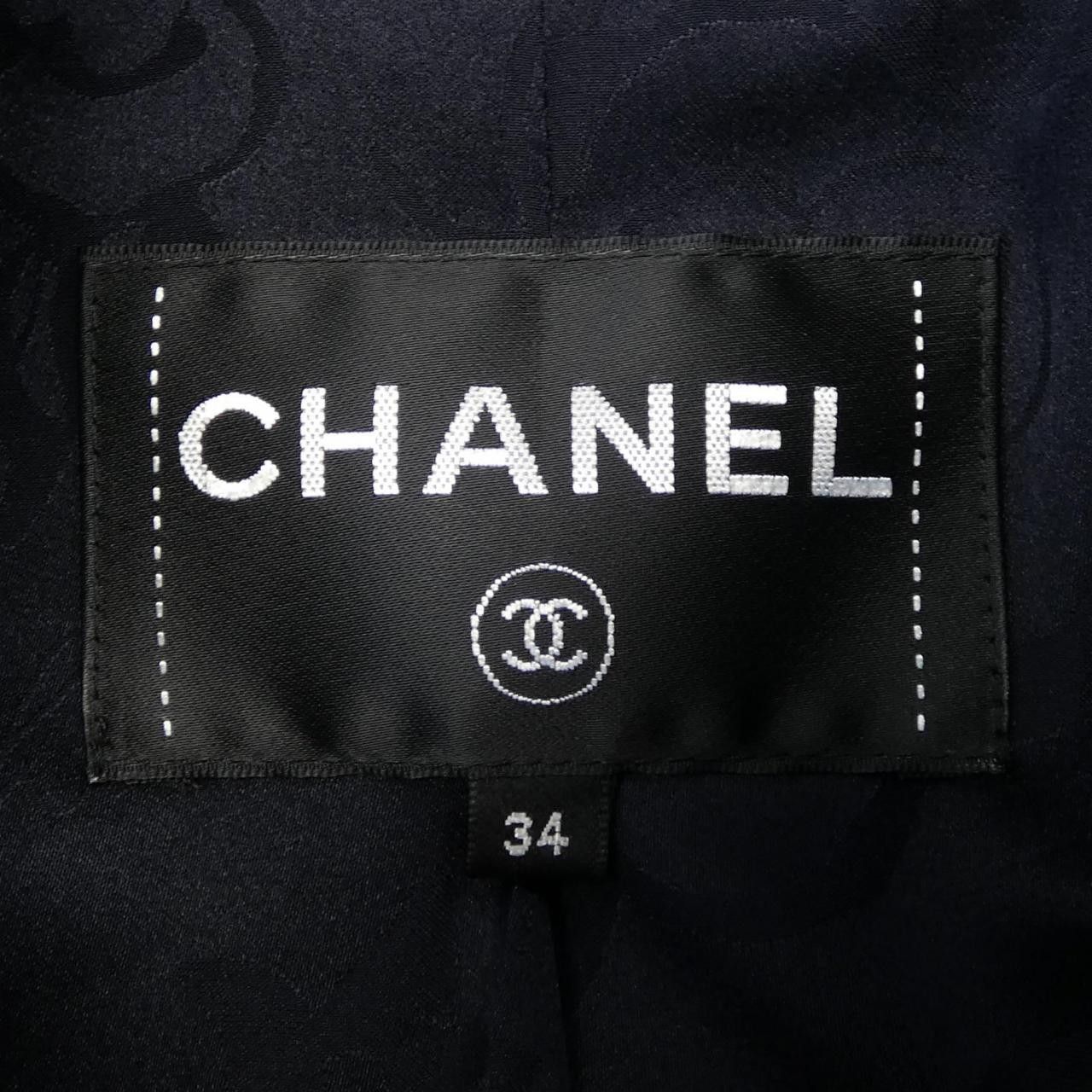 Chanel Chanel Chanel P59157V38603 Wool Peacoat Cotton Outerwear P59157V38603 DUTY FREE for USA Size ONE SIZE - 5 Thumbnail