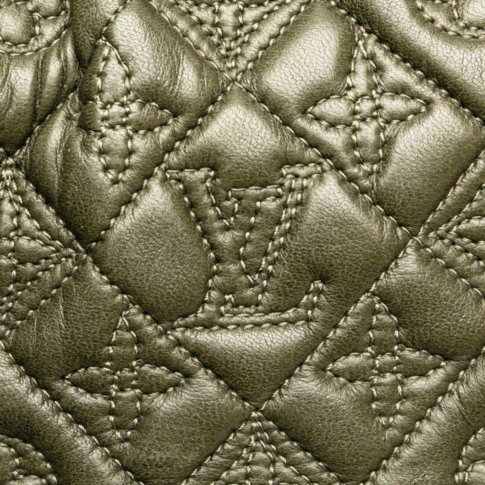 Louis Vuitton Louis Vuitton Monogram Vienna Clara Handbag/Shoulder Bag M95107 Noir Black Khaki Leather Women's LOUIS VUITTON Size ONE SIZE - 4 Thumbnail