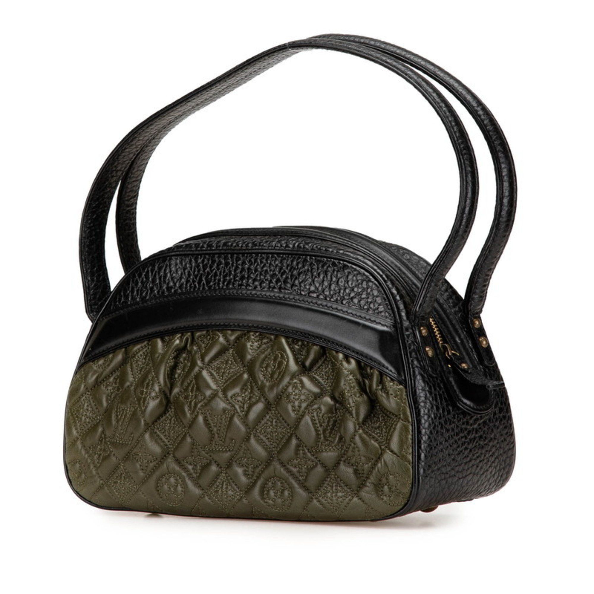 Louis Vuitton Louis Vuitton Monogram Vienna Clara Handbag/Shoulder Bag M95107 Noir Black Khaki Leather Women's LOUIS VUITTON Size ONE SIZE - 2 Thumbnail
