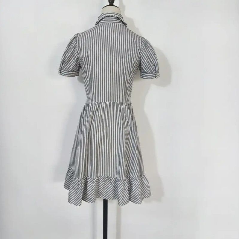 Burberry Burberry Summer Striped Cotton Dress Size S / US 4 / IT 40 - 5 Thumbnail