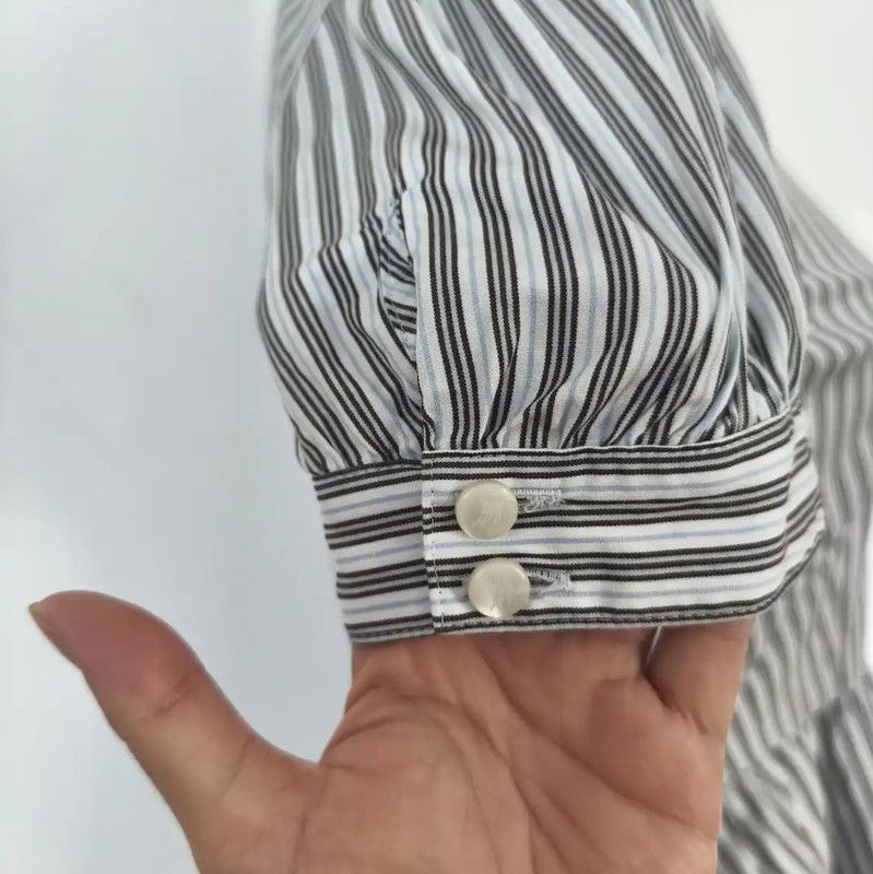 Burberry Burberry Summer Striped Cotton Dress Size S / US 4 / IT 40 - 4 Thumbnail