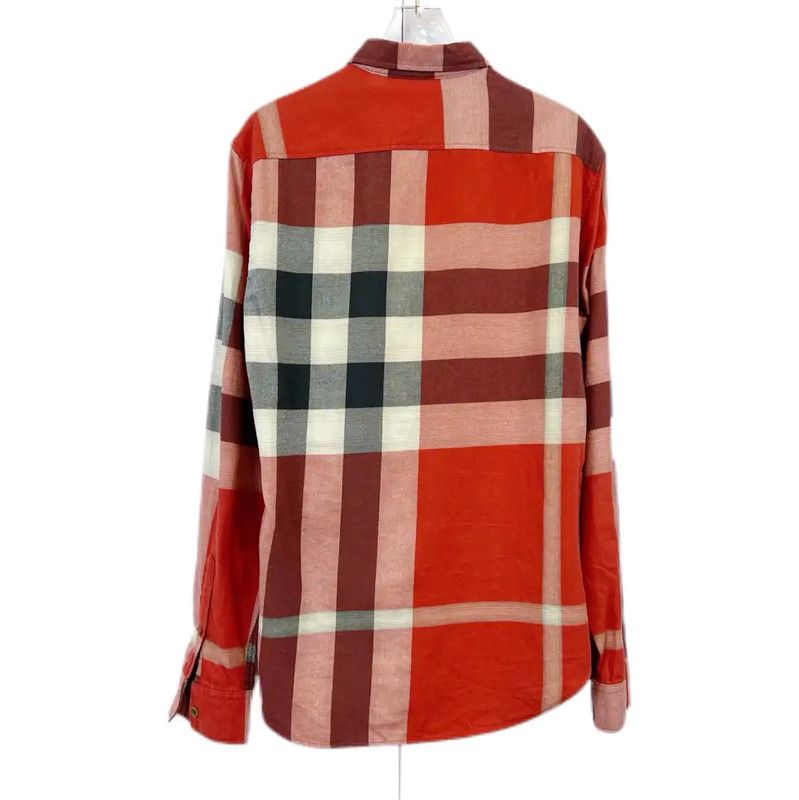 Burberry Burberry Color Block Cotton Long Sleeve Shirt Size XS / US 0-2 / IT 36-38 - 2 Thumbnail