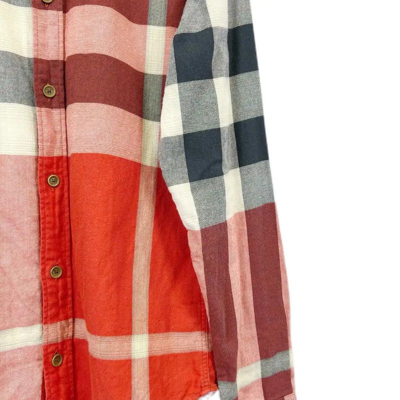 Burberry Burberry Color Block Cotton Long Sleeve Shirt Size XS / US 0-2 / IT 36-38 - 4 Thumbnail
