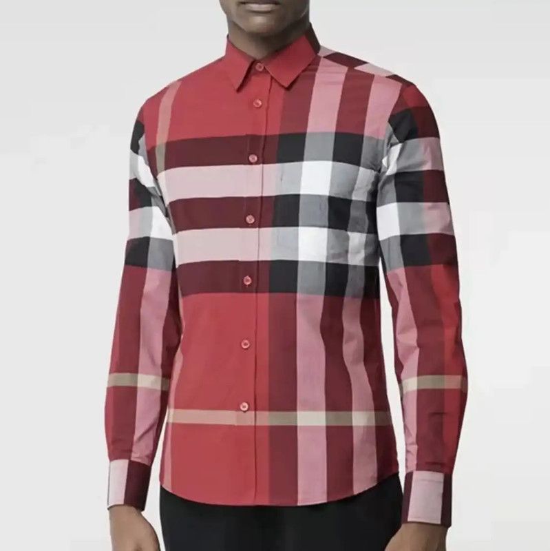 Burberry Burberry Color Block Cotton Long Sleeve Shirt Size XS / US 0-2 / IT 36-38 - 9 Thumbnail