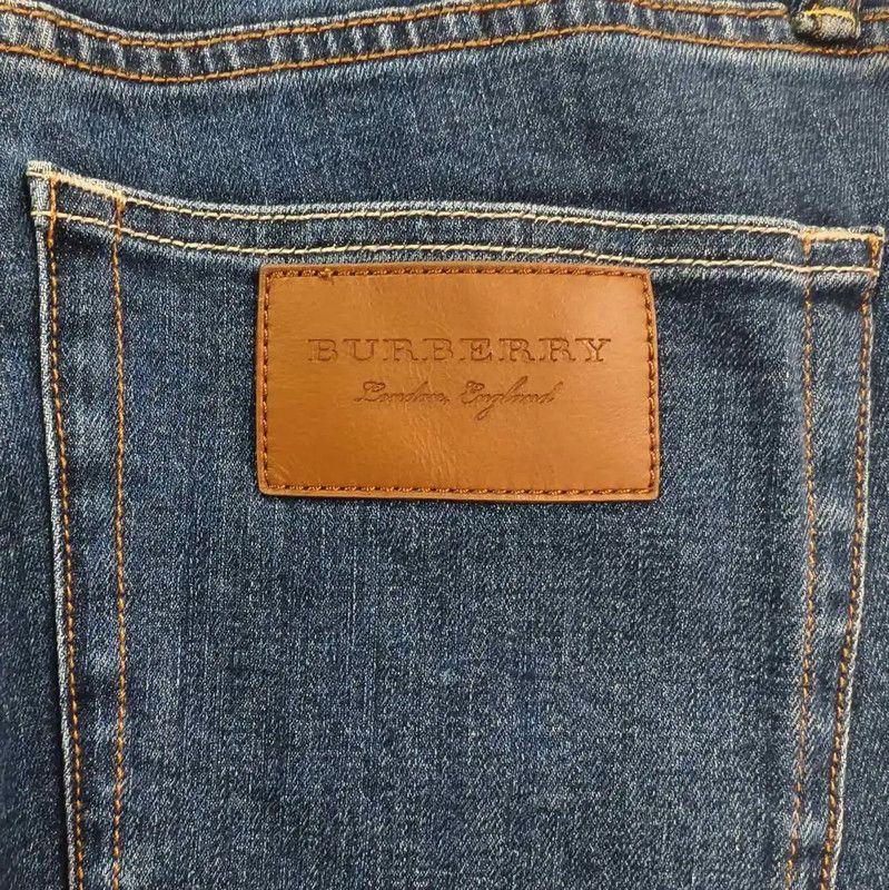 Burberry Burberry Blue Cotton Women's Jeans Size L Size 28" / US 6 / IT 42 - 4 Thumbnail