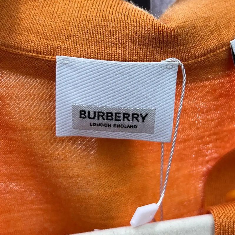 Burberry Burberry Orange Cotton Women's T-Shirt Size XS / US 0-2 / IT 36-38 - 3 Thumbnail