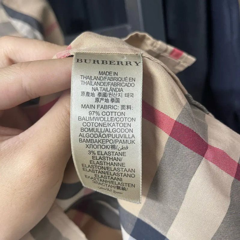 Burberry Burberry Women's XS Beige Check Shirt Size XS / US 0-2 / IT 36-38 - 4 Thumbnail