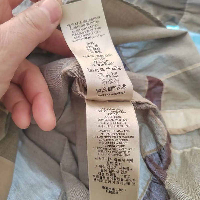 Burberry Burberry Ladies Gray Cotton Button-Up Shirt Size L / US 10 / IT 46 - 4 Thumbnail