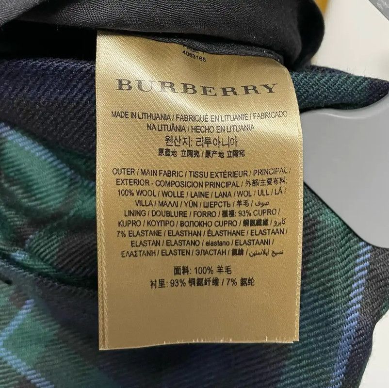 Burberry Burberry Women's L Size Color Blocked Wool Pants Size 30" / US 8 / IT 44 - 6 Thumbnail