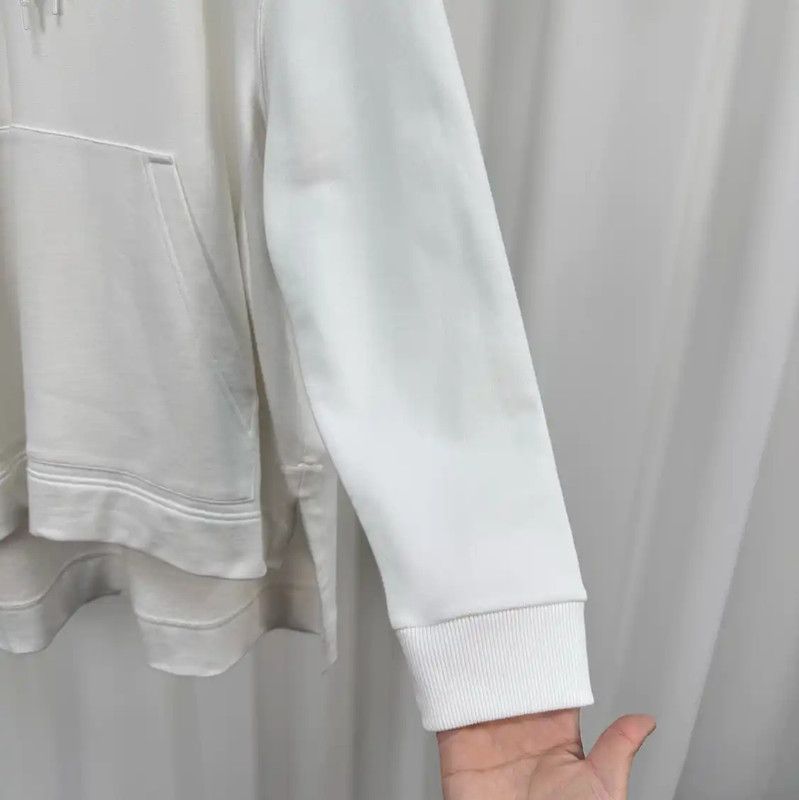 Burberry Burberry White Cotton Long Sleeve Hoodie Size XS / US 0-2 / IT 36-38 - 4 Thumbnail
