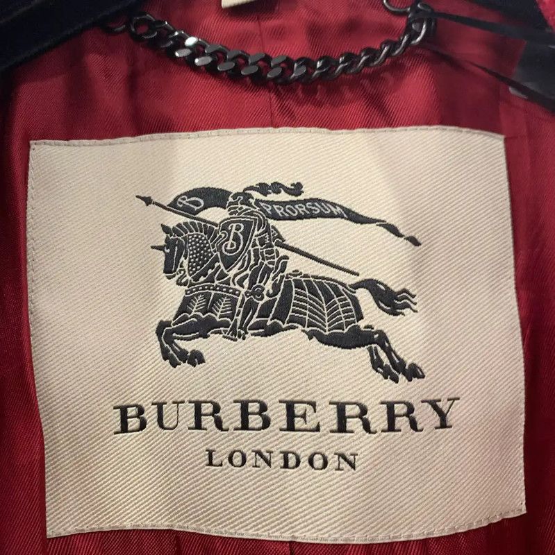 Burberry Burberry Red Wool Women's Coat XS Size XS / US 0-2 / IT 36-38 - 4 Thumbnail