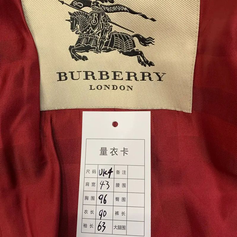 Burberry Burberry Red Wool Women's Coat XS Size XS / US 0-2 / IT 36-38 - 9 Thumbnail