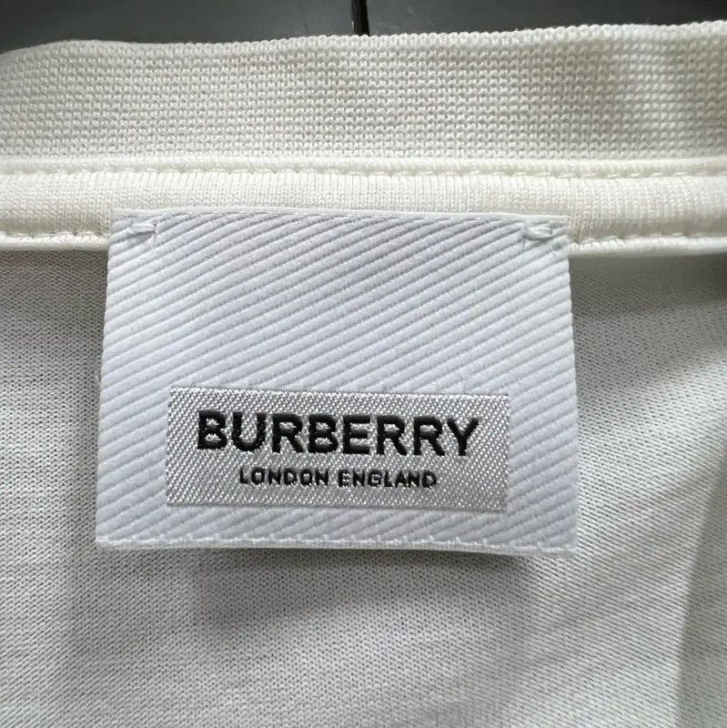 Burberry Burberry Summer White Logo Short Sleeve T-Shirt Size M / US 6-8 / IT 42-44 - 4 Thumbnail