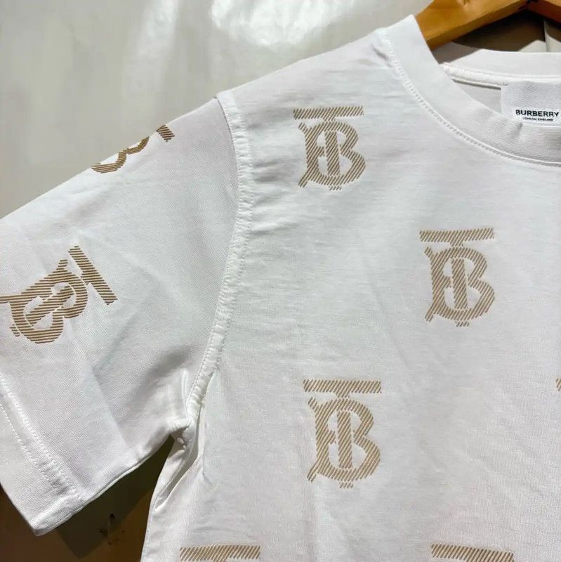 Burberry Burberry White Cotton Short Sleeve T-Shirt Size XXS / US 00 / IT 34 - 3 Thumbnail
