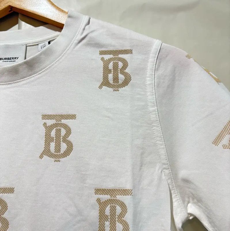 Burberry Burberry White Cotton Short Sleeve T-Shirt Size XXS / US 00 / IT 34 - 4 Thumbnail