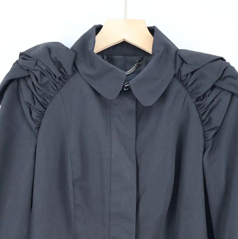 Burberry Burberry Black Ladies Spring Autumn Jacket Size S / US 4 / IT 40 - 3 Thumbnail