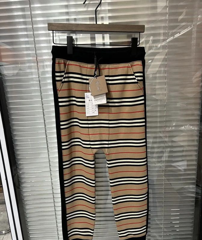 Burberry Burberry Black Check Cotton Casual Pants Size 30" / US 8 / IT 44 - 3 Thumbnail